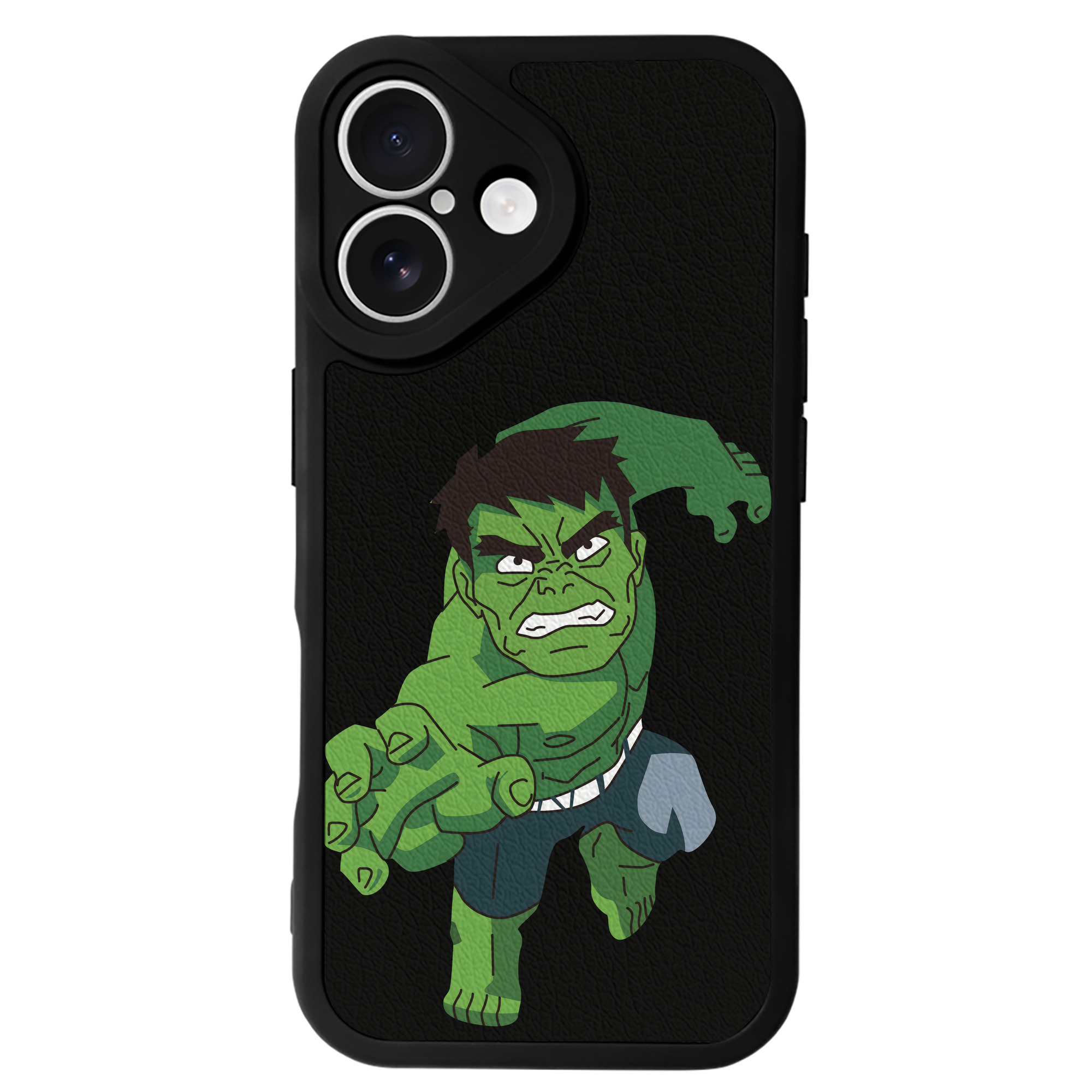 （画像用） アベンジャーズ The Avengers 【iPhone 16シリーズ対応】シリコンスマホケース（レザー調） 材質：シリコン